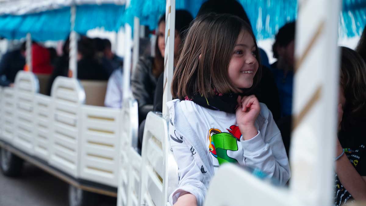 gito in trenino a Seridò